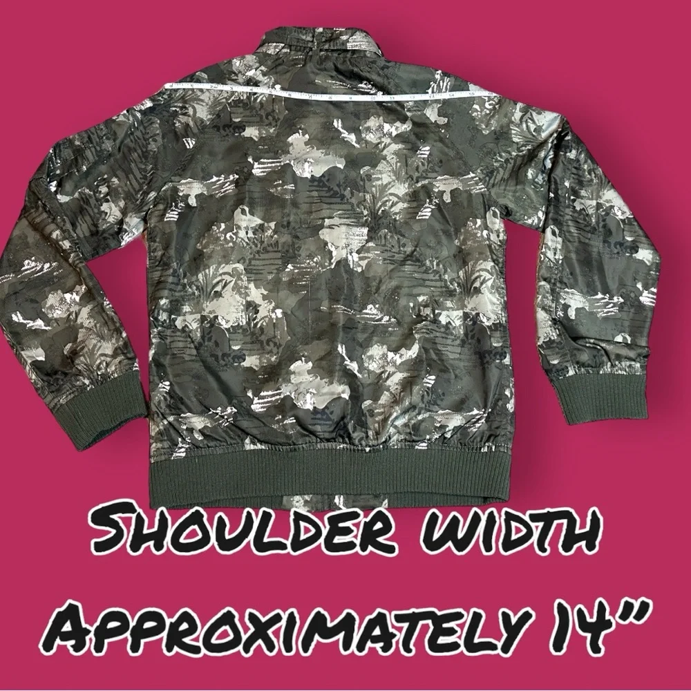 π HOST PICK πGirlsβ Members Only Bomber Jacket in camo green and pink. Kids 12 - Picture 7 of 15